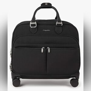 Baggallini Unisex Adult 4 Wheel Tote bag-Black color